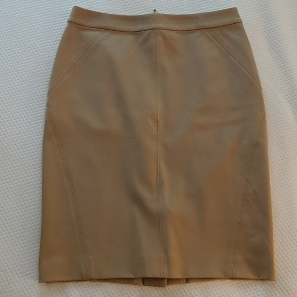 Ann Taylor Tan Pencil Skirt